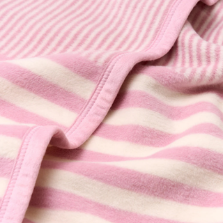 Sweet Pea Stripe Blush Mini Blanket