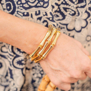 Lucy Bamboo Acrylic Bracelet