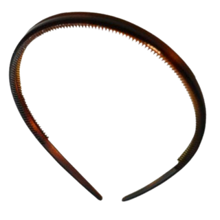 2-Piece Thin Tortoise Shell and Black Headband