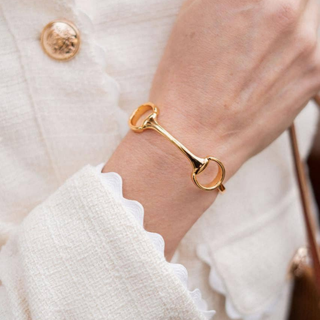 Gold Horsebit Cuff