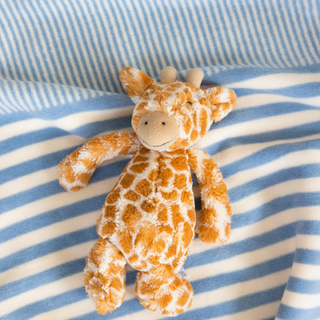 Sweet Pea Stripe Fog Mini Blanket