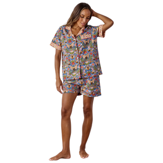 Short PJ Set in Bee Tapestry