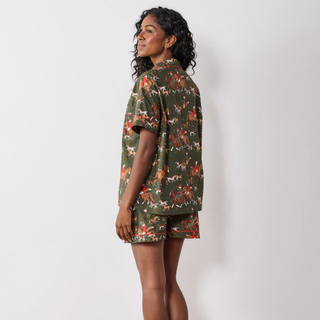 Fox Hunting Short PJ Set
