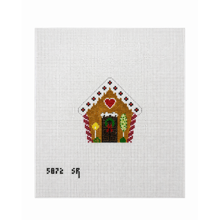 Gingerbread House Needlepoint Canvas