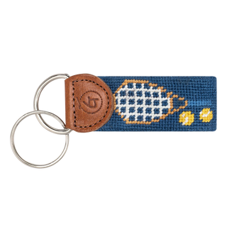 Tennis Needlepoint Keychain
