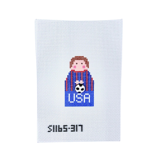 USA Men's Soccer Angel Needlepoint Canvas