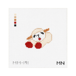 Classic Lamb Dog Toy Needlepoint Canvas