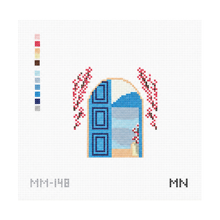 Mamma Mia Doorway Needlepoint Canvas
