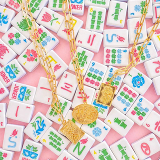 Mahjong Charm Tile Necklace