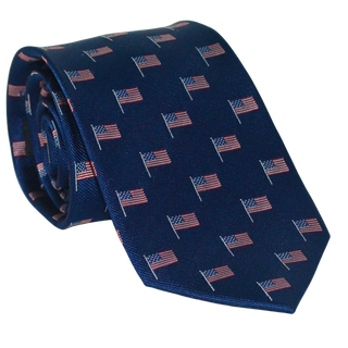 American Flag Necktie