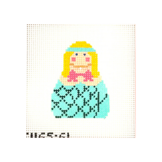 Mermaid Angel Needlepoint Canvas