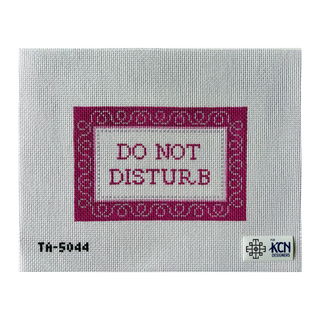 Do Not Disturb Curls Needlepoint Canvas