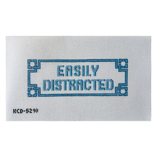 Easily Distracted Needlepoint Canvas
