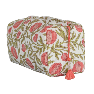 Pomegranate Red Cosmetic Bag