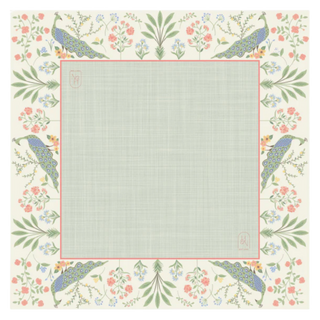 Peacock Garden Mahjong Mat