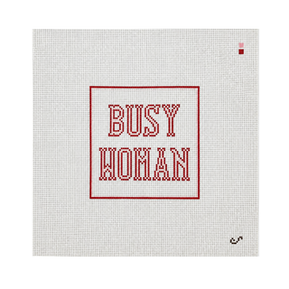 Busy Woman Needlepoint Canvas