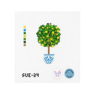Lemon Tree Needlepoint Canvas