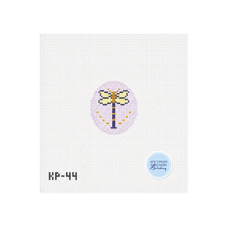 Dragon Fly Bag Charm Needlepoint Canvas