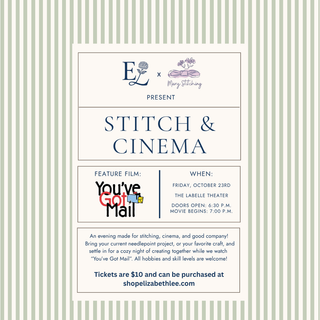 Stitch & Cinema - October 23rd