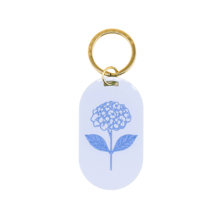 Hydrangea Pill Keychain