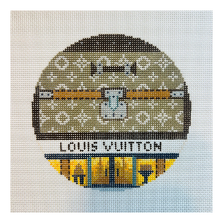 Louis Vuitton Round Needlepoint Canvas