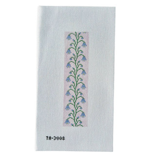 Scottish Harebell Lilac Key Fob Needlepoint Canvas