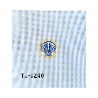 Scallop Key Fob Needlepoint Canvas