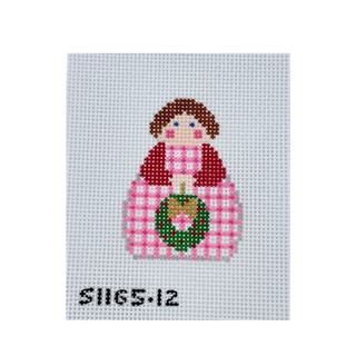 December Angel Needlepoint Canvas
