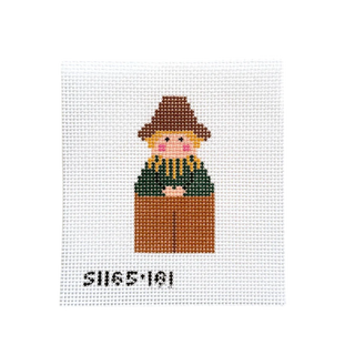 Scarecrow Angel Needlepoint Canvas