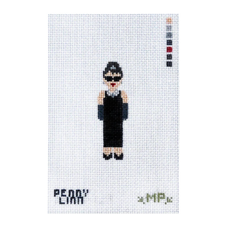 Audrey Hepburn Needlepoint Canvas