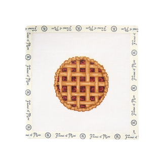Strawberry Pie Needlepoint Canvas