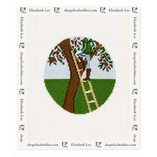 Apple Picking Needlepoint Canvas