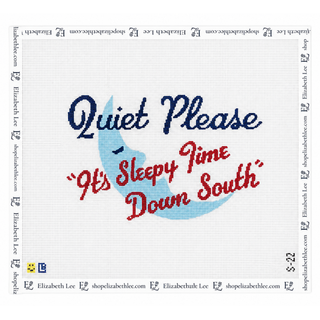 It's Sleepy Time Down South Needlepoint Canvas