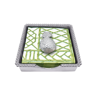 Pineapple Beaded Napkin Box