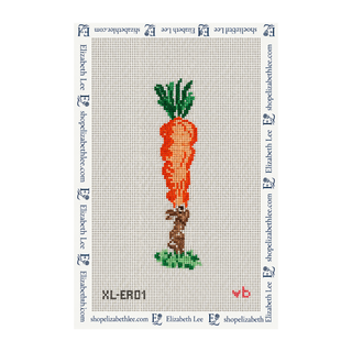 Bunny with Carrot Needlepoint Canvas