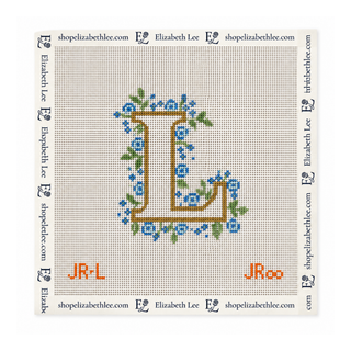 Alphabet L Needlepoint Canvas