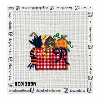 Fall Basket Needlepoint Canvas
