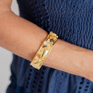 Bee Hinged Cuff