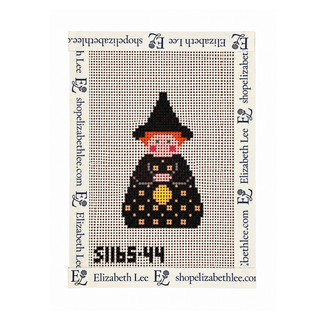 Black Witch Angel Needlepoint Canvas