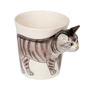 Gray Tabby Cat Mug