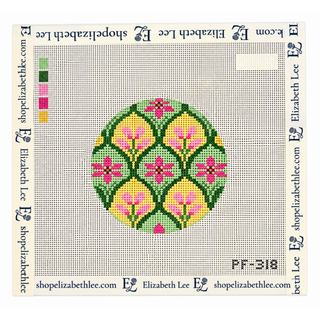 Alpine Flower Needlepoint Canvas