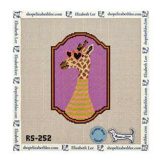 Ms. Giraffe Needlepoint Canvas