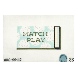 Match Play Golf Matchbook Needlepoint Canvas
