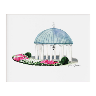 The Spring House in White Sulphur Springs Art Print