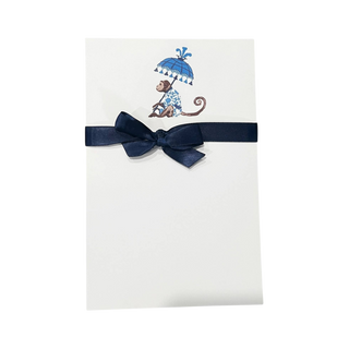 Monkey With Parasol Notepad
