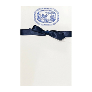 Blue Willow Platter Notepad
