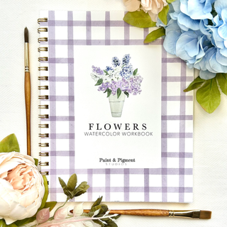 Flowers Watercolor Workbook