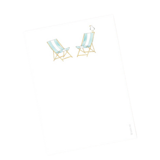 Beach Chairs Notepad
