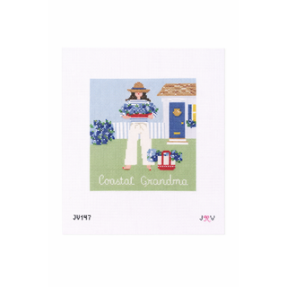 Coastal Grandma Needlepoint Canvas